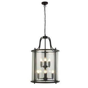 Люстра Searchlight LANTERN GRANDE 3068-8BK