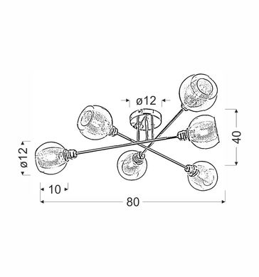 Люстра Candellux 36-61362 DIXI