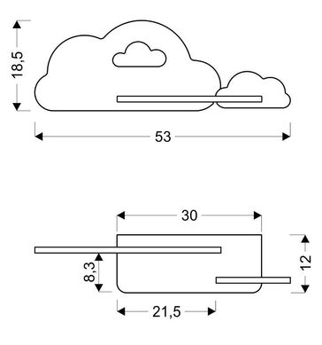 Настенный светильник Candellux 21-33567 CLOUD