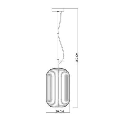 Люстра Italux PND-64536C-M-BL-OPA Rues