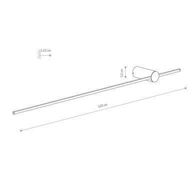 Настінний світильник Nowodvorski 10314 Saber Led L
