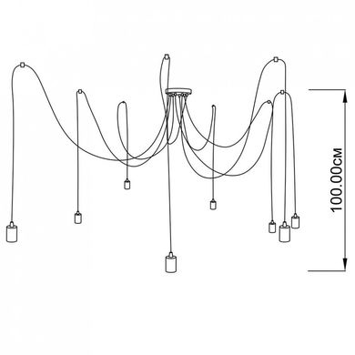 Люстра SPIDER 8l Imperium Light 778200.05.05