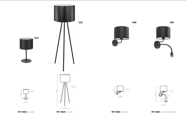 Торшер TK Lighting MIA 5222