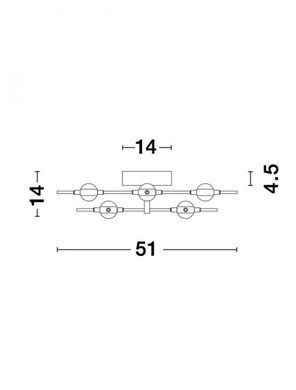 Люстра ATOMO Nova Luce 9180678