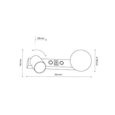 Настенный светильник TK LIGHTING 10152 VOX