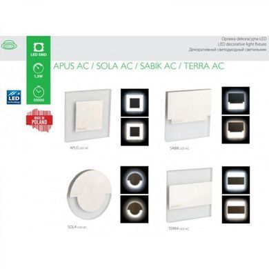 Світильник сходинковий SOLA LED AC-WW KANLUX 23804