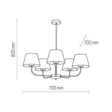 Люстра TK LIGHTING 3989 CHICAGO