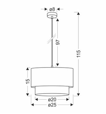 Люстра Candellux 31-21656 Ruben