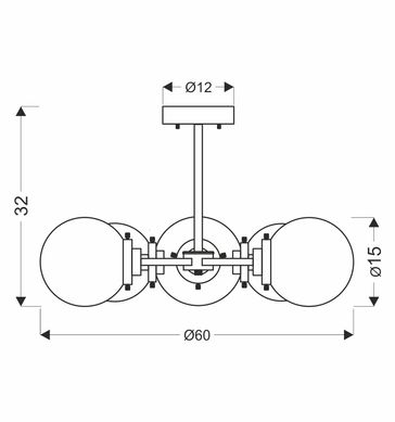 Люстра Candellux 35-01306 Lens