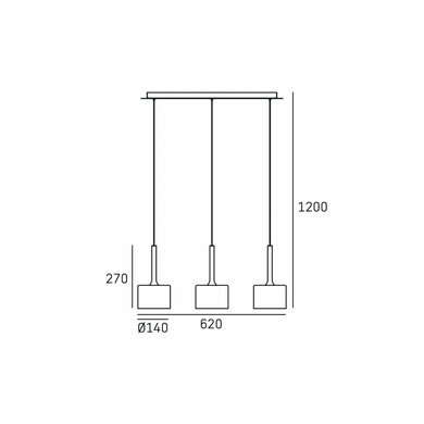 Люстра Cosmo Light Copenhagen P03035CU