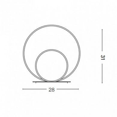 Настольная лампа OZ LED BK Ideal Lux 269481