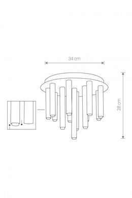 Люстра STALACTITE 13 BK Nowodvorski 8355