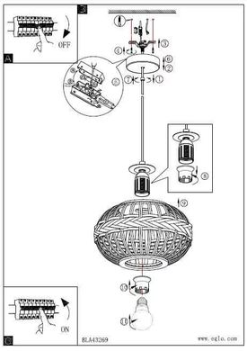 Люстра Eglo DONDARRION 43272