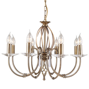 Люстра ELSTEAD AG8 AGED BRASS