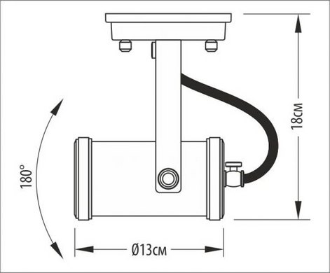 Бра Pikart Tube 2060-2