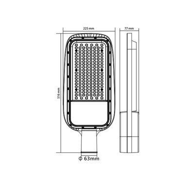 Светильник уличный консольный HOROZ ELECTRIC 074-012-0150-030 17600Lm 6400K 150 Вт