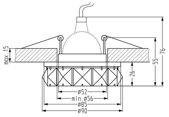 Точечный светильник Candellux 2232652 SK-83