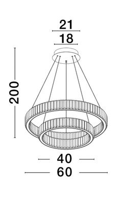 Хрустальная люстра AURELIA Nova Luce 9333077