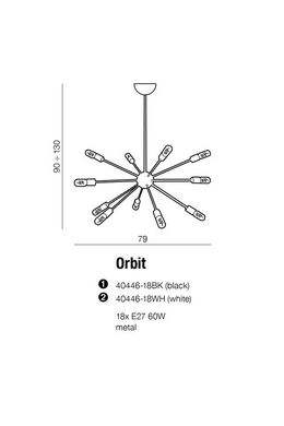 Люстра AZzardo ORBIT AZ1658 (40446-18-WH )