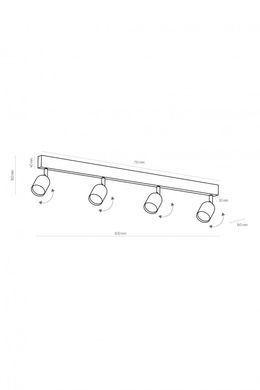 Спот TOP 4-line GO TK-Lighting 1021