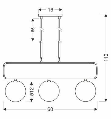 Люстра Candellux 33-01573 Jove