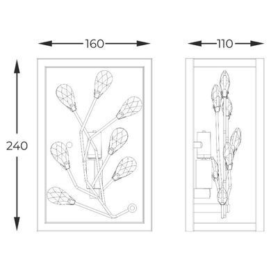 Настенный светильник Zuma Line W0578-01A-B5V7 SPRING