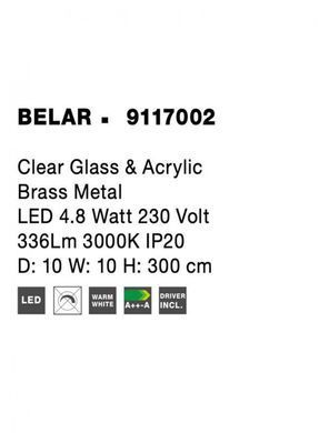 Люстра BELAR Nova Luce 9117002