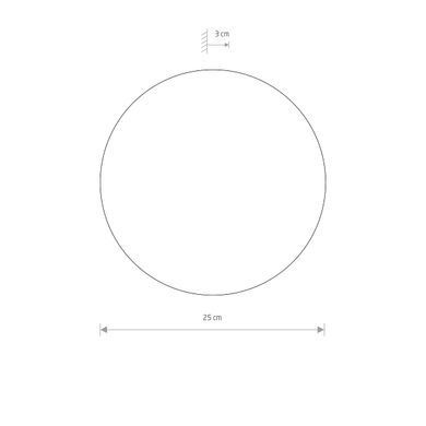 Настінний світильник Nowodvorski 7635 RING LED BLACK M PL