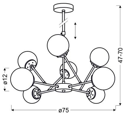 Люстра Candellux 38-67289 BEST