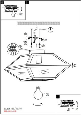 Люстра Eglo CASEFABRE 98356