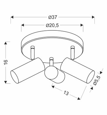 Спот Candellux 98-01627 Colly