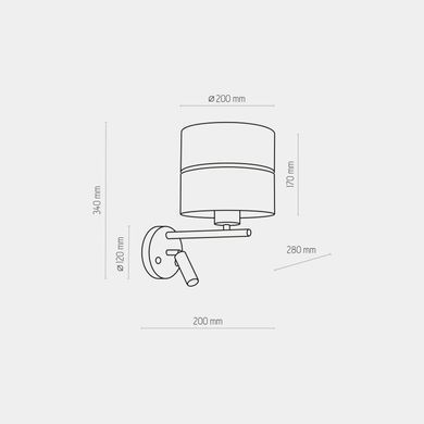 Бра HILTON-led GO TK-Lighting 2579