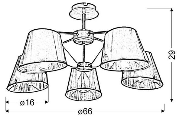 Люстра Candellux 35-54999 CORTEZ