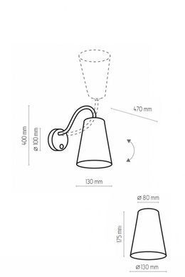 Бра WIRE GOLD TK-Lighting 826