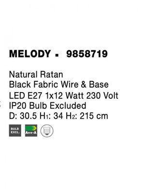 Люстра MELODY Nova Luce 9858719