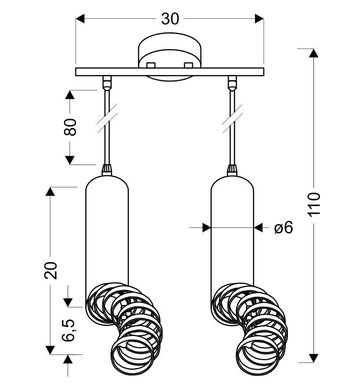 Люстра Candellux 32-78636 TUBA