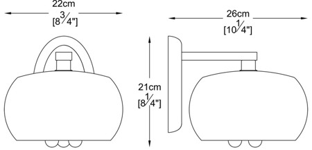 Бра Zuma Line CRYSTAL W0076-01D-F4FZ