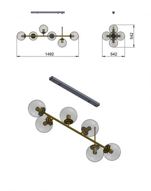 Люстра Pikart BIG BOOBS 15393-1