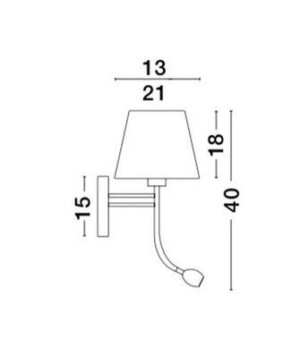 Бра Valencia Nova Luce 8127402