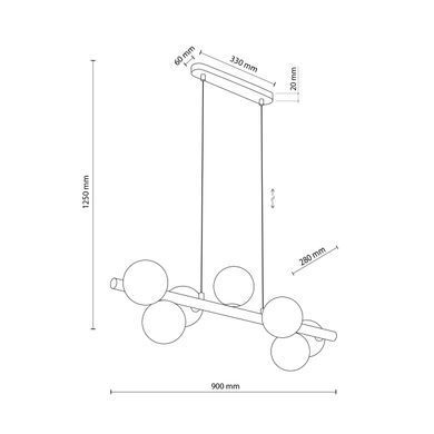 Люстра TK LIGHTING 10272 ESTER WOOD