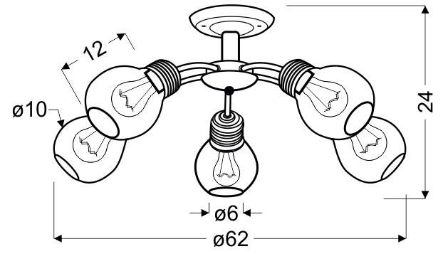 Люстра Candellux 35-56603 GLIVA