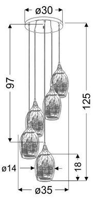 Люстра Candellux 35-60198 MARINA