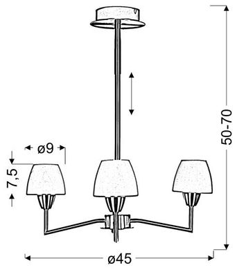 Люстра Candellux 33-10639 TOGO