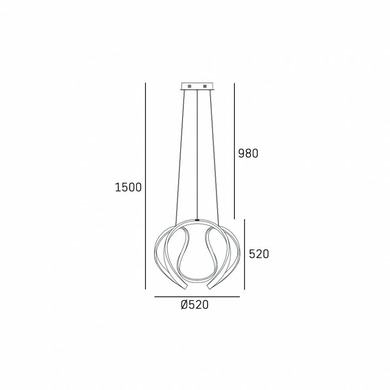 Люстра Cosmo Light Tokyo P01663CH