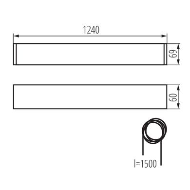 Люстра Kanlux ALIN 4LED 1X120-SR 27415