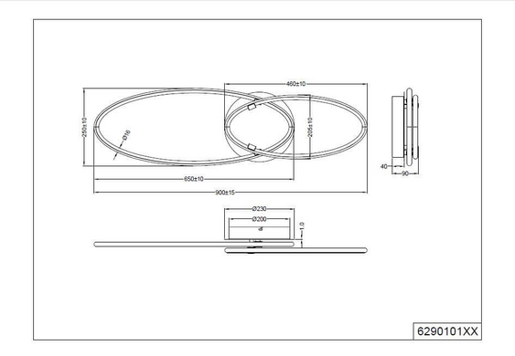 Люстра TRIO AVUS 629010132