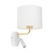 Бра TK LIGHTING 1370 RICHI WHITE/GOLD
