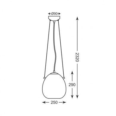 Люстра Zuma Line MOON P19066B-D25