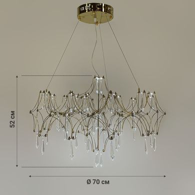 Люстра LineF MJ203-730 Titanium