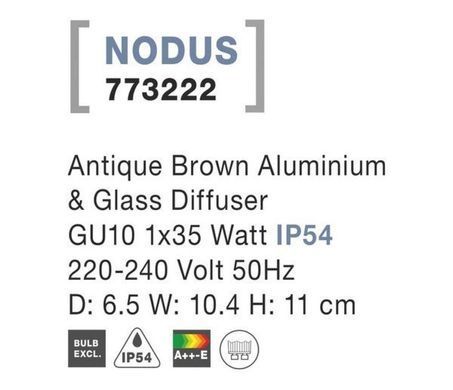Уличный светильник NODUS Nova Luce 773222